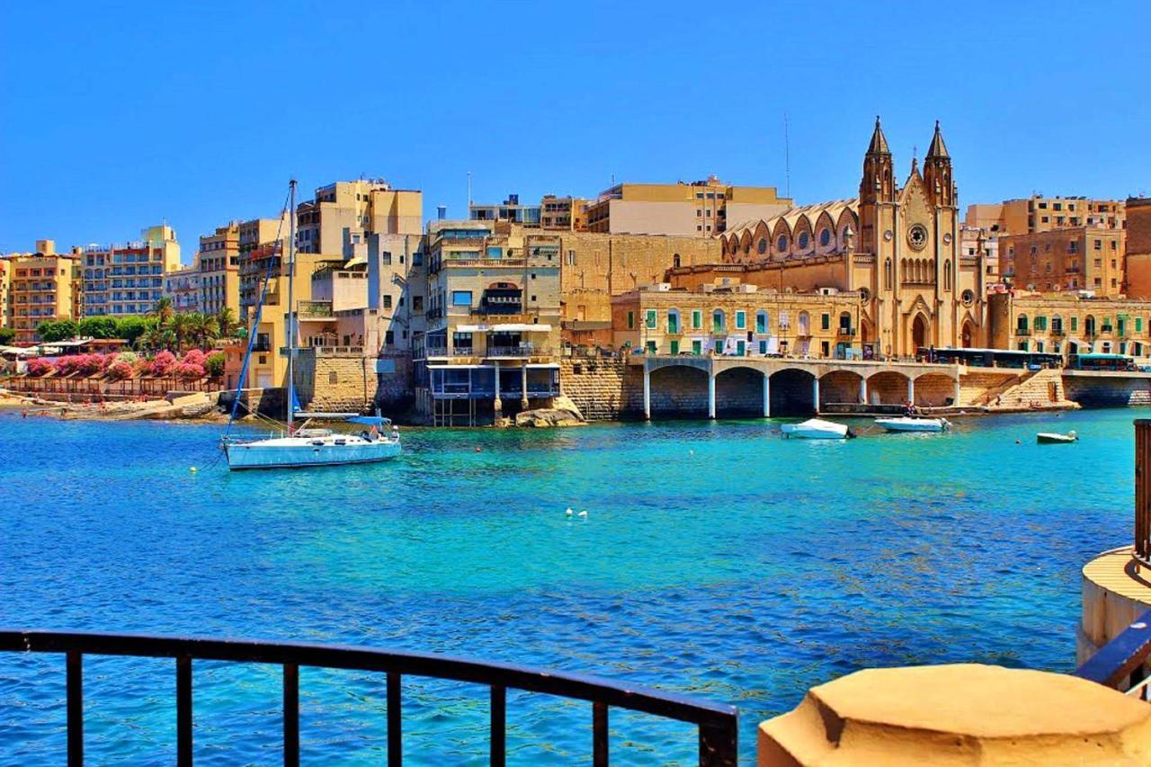 Luxe Apartment With Valletta And Harbour Views Sliema Exterior foto
